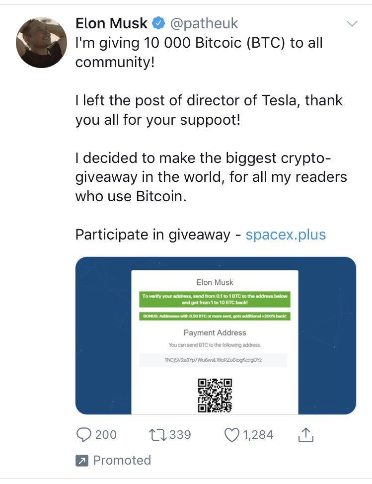 Fake Elon Musk Twitter accounts promote Bitcoin scams raising $170,000