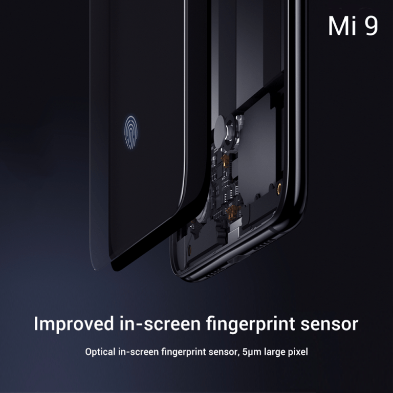Xiaomi Mi 9, The Xiaomi Mi 9 will have an improved fingerprint sensor, 