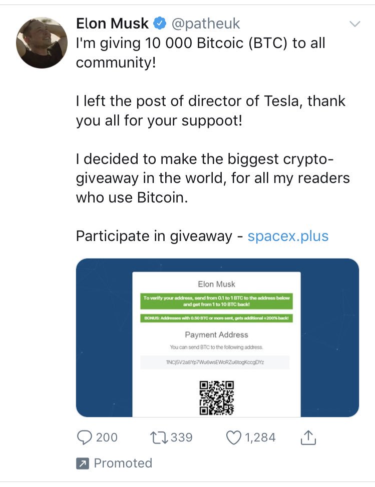 Bitcoin, Fake Elon Musk Twitter accounts promote Bitcoin scams raising $170,000, Optocrypto