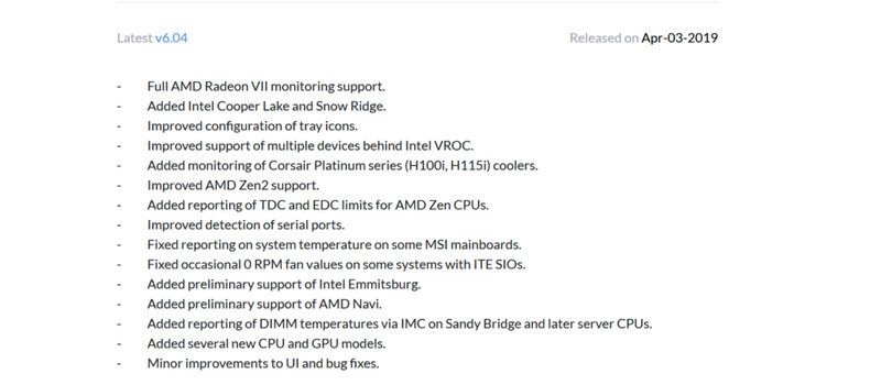 AMD Navi, AMD Navi added to HWINFO in the run-up to market launch, Optocrypto