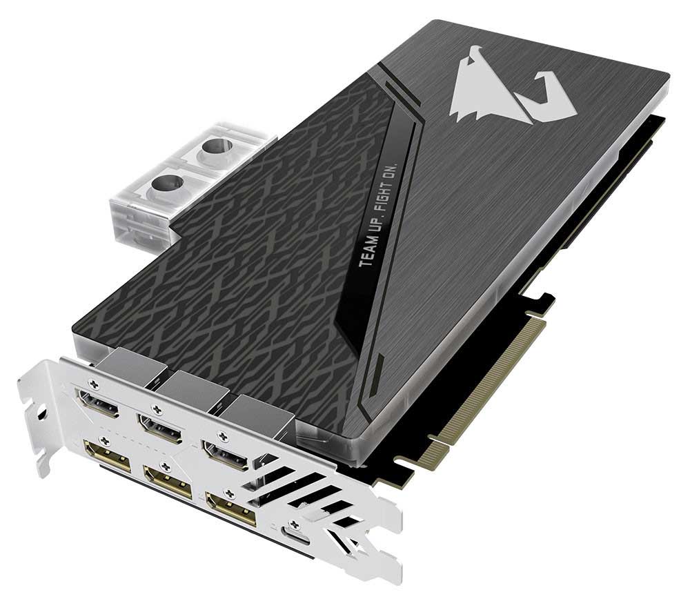 Aorus Xtreme RTX 2080 Ti WaterForce WB, Gigabyte offers Aorus Xtreme RTX 2080 Ti WaterForce WB designed for water cooling, Optocrypto