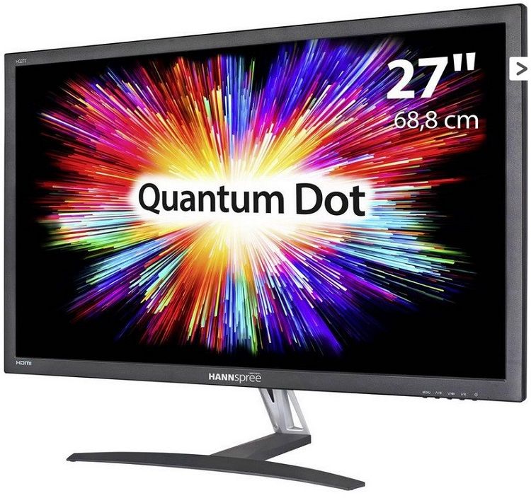 HQ272PQD, HANNspree Presents 27&#8243; HQ272PQD Monitor with Quantum Dot IPS, Optocrypto