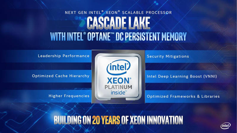 Cascade Lake, Intel Xeon Cascade Lake AP outperforms AMD&#8217;s EPYC and its own predecessor Xeon SP with 48 cores, Optocrypto