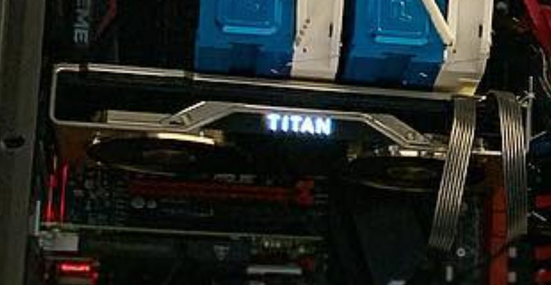 Nvidia RTX TITAN, Allegedly the Nvidia RTX TITAN has been filtered in an image, Optocrypto