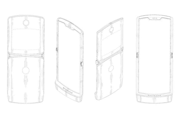 RAZR, The patent for the new RAZR with folding screen appears, Optocrypto