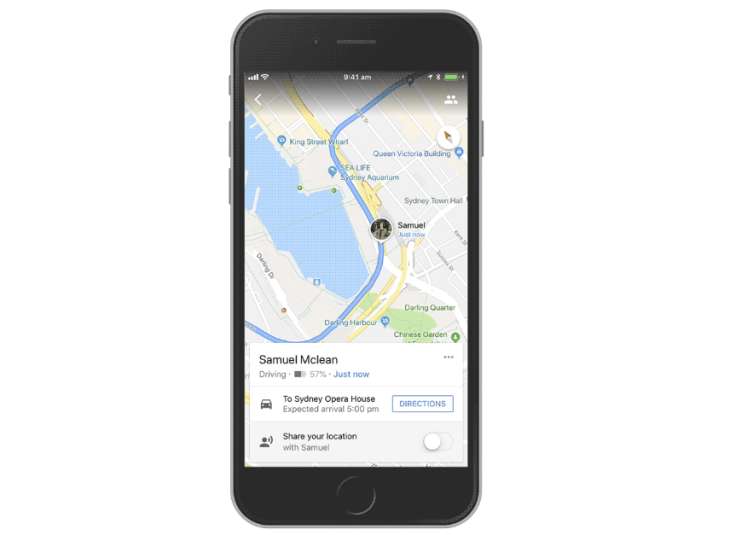 Google Maps, Google Maps for iOS now allows users to share real time locations, Optocrypto