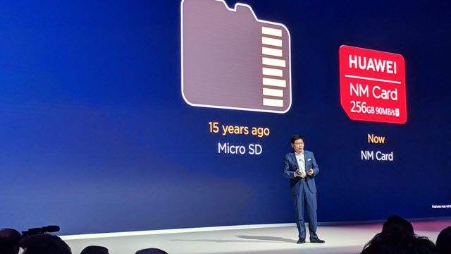 NM cards, Huawei NM cards replace microSD standard in its new phones, Optocrypto