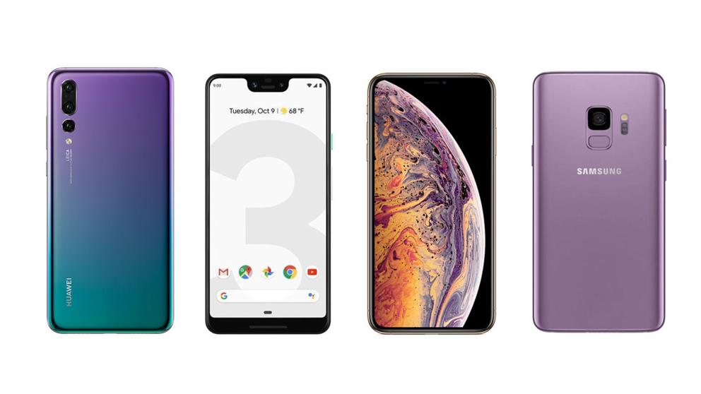 Comparison of Google Pixel 3, iPhone XS, Galaxy S9 and Huawei P20 Pro, Comparison of Google Pixel 3, iPhone XS, Galaxy S9 and Huawei P20 Pro, Optocrypto