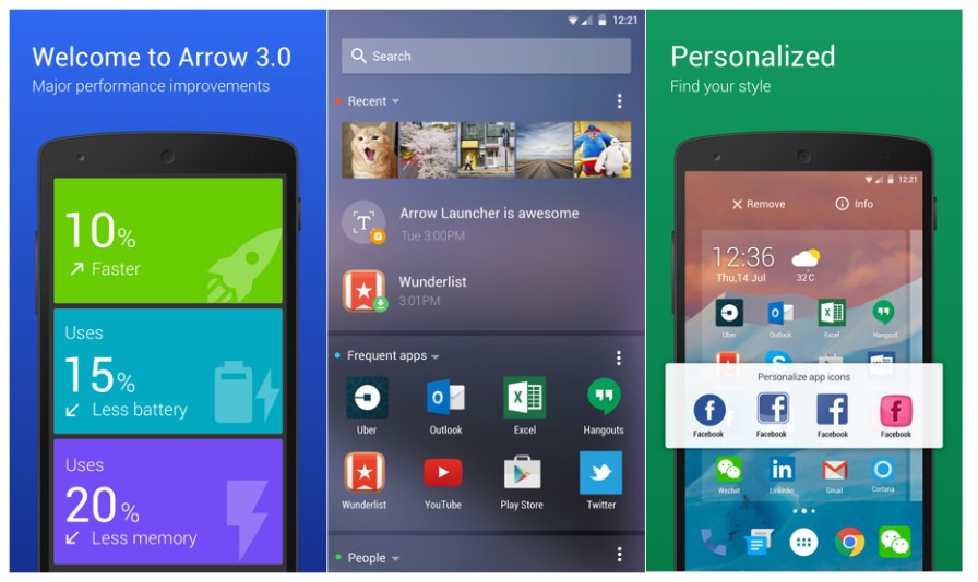 Microsoft Arrow Launcher, Microsoft Arrow Launcher 3.0 for Android With New Features, Optocrypto