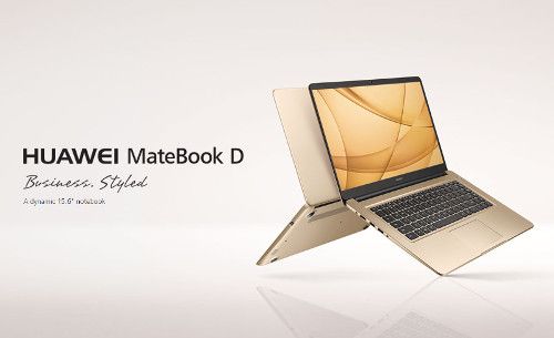 Huawei MateBook D, Huawei MateBook D, A narrow bezel adopted 15.6-inch slim notebook PC, 
