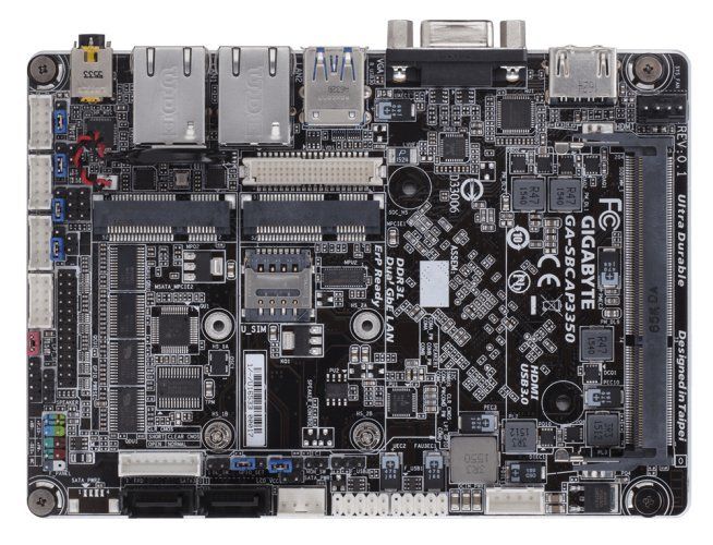 Gigabyte GA-SBCAP3350 Motherboard Comes With Extreme Specifications