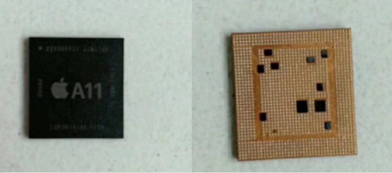 Apple A11, First photographs of the chip used in iPhone 8, Optocrypto