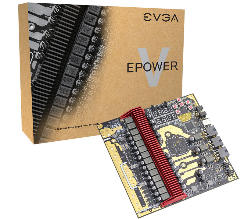 EVGA EPOWER V, EVGA EPOWER V offers you 12 + 2 additional power phases for your devices, Optocrypto