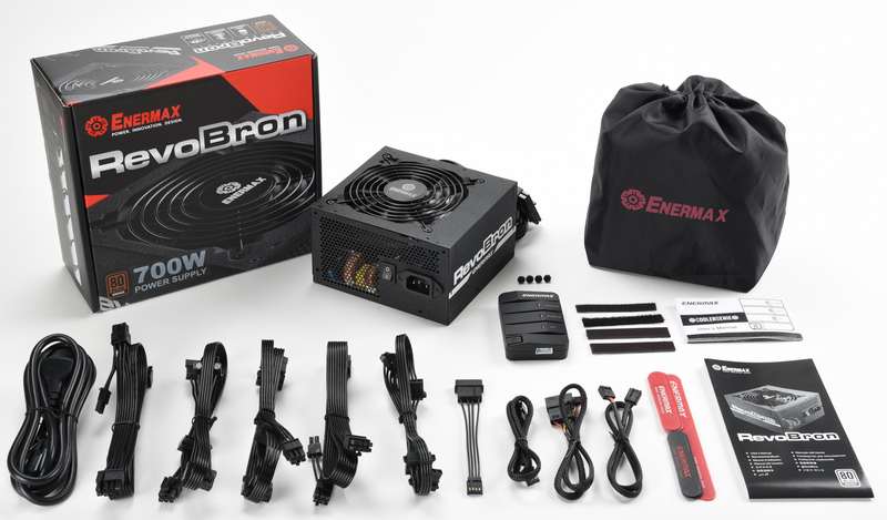 RevoBron, Enermax presents its new series RevoBron 80 Plus 700 Watt Power Supply, Optocrypto