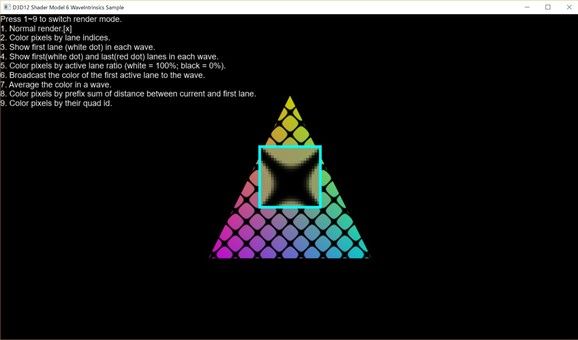shader model 6.0, Microsoft&#8217;s first example program for shader model 6.0 was completed, 