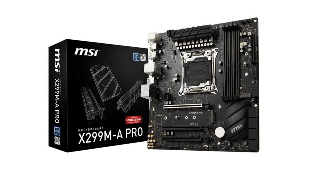 X299M-A Pro, MSI unveils new X299M-A Pro motherboard, designed only for Kaby Lake-X processors, Optocrypto