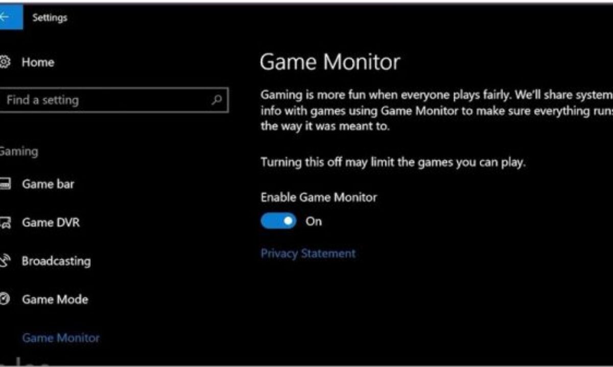 Windows 10 will have its own anti-trap system for games