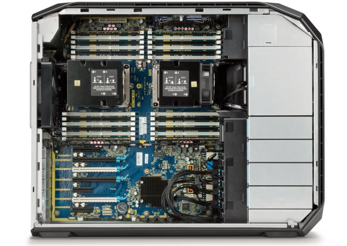 Z8, HP updates the Z8: Up to 56 cores, 3TB RAM, 9 PCIe slots, 1700W, 