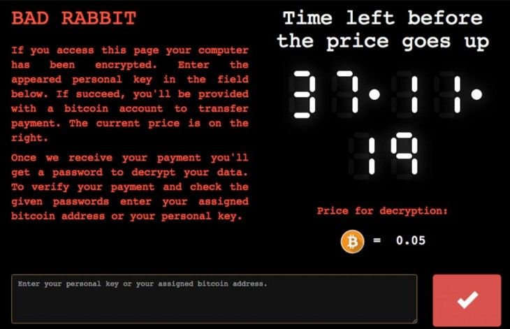 Bad Rabbit, A Flash update that hides a Ransomware: Bad Rabbit, 