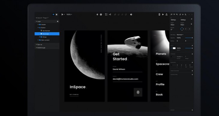 Studio, Invision launches Studio, its own &#8220;Photoshop&#8221;, Optocrypto