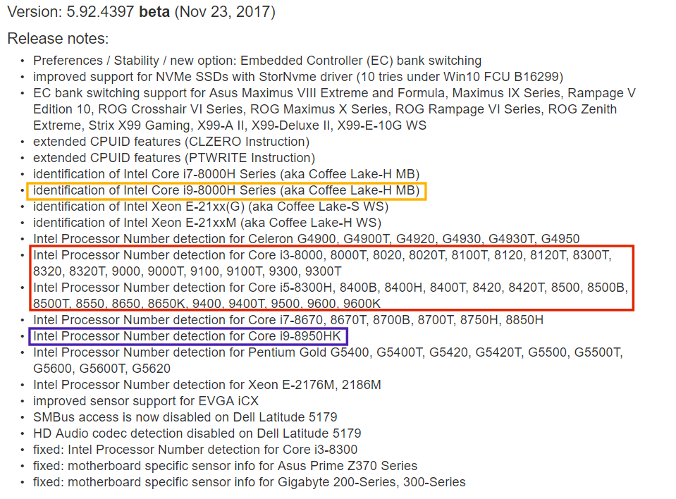 AIDA 64, AIDA 64 reveals the new Intel Coffee Lake processors that are on their way, Optocrypto