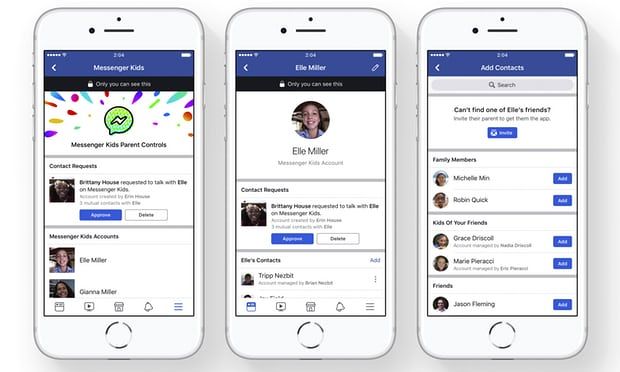 Facebook launches Messenger Kids, a chat app for children with parental control