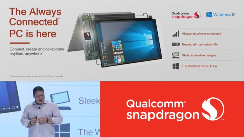 Qualcomm introduced the Always Connected PC platform with Asus and HP laptops