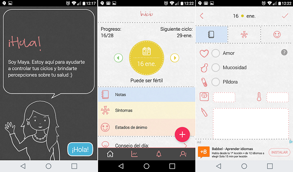 OVULATION CYCLE, 5 APPLICATIONS TO KEEP A DIARY OF YOUR RULE AND YOUR OVULATION CYCLE, Optocrypto