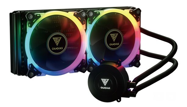 AEOLUS P1 Fan, CHIOME M1-240C liquid cooler and CYCLOPS X1-1200P power supply at CES 2018