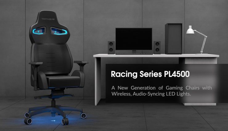 Vertagear PL4500, Vertagear PL4500: The first gaming chair with a wireless RGB lighting system, Optocrypto