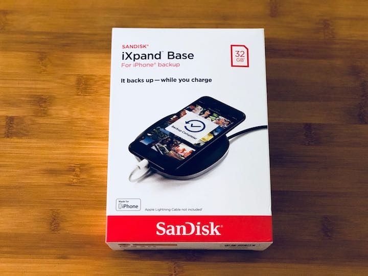 Sandisk iXpand Base, Sandisk iXpand Base: charge your iPhone and make a backup at the same time, 