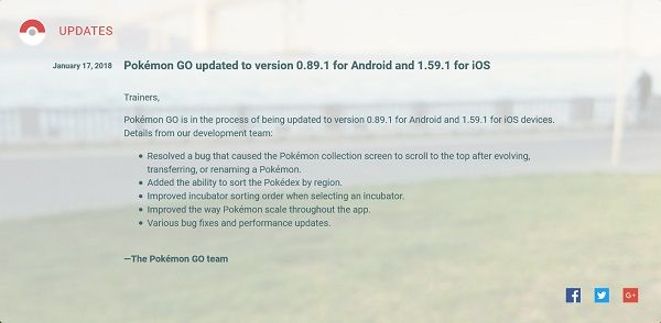 POKÉMON GO, THESE ARE ALL THE PROBLEMS SOLVED BY THE LATEST UPDATE OF POKÉMON GO, Optocrypto