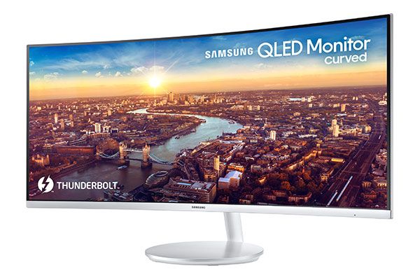 CJ791, Samsung CJ791 First QLED Curved Monitor with Thunderbolt 3: CES 2018, Optocrypto