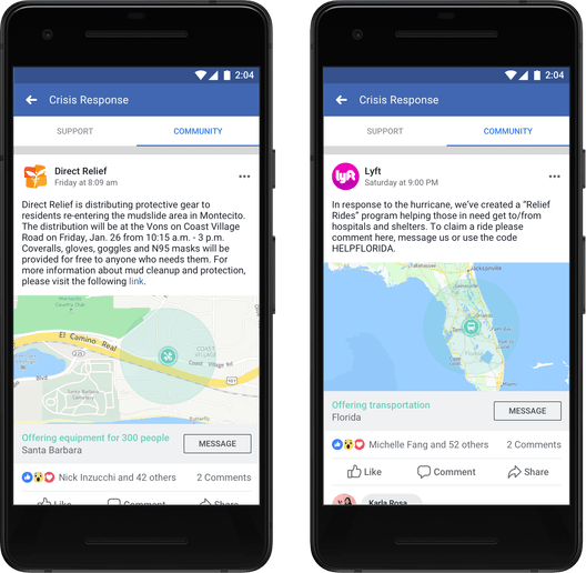 Facebook new emergency services comes with new features, Facebook new emergency services comes with new features, Optocrypto