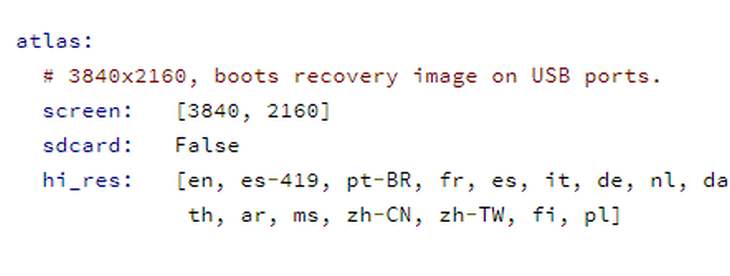 References to hardware appear under the code name Atlas of a 4K Chromebook, References to hardware appear under the code name &#8220;Atlas&#8221; of a 4K Chromebook, Optocrypto