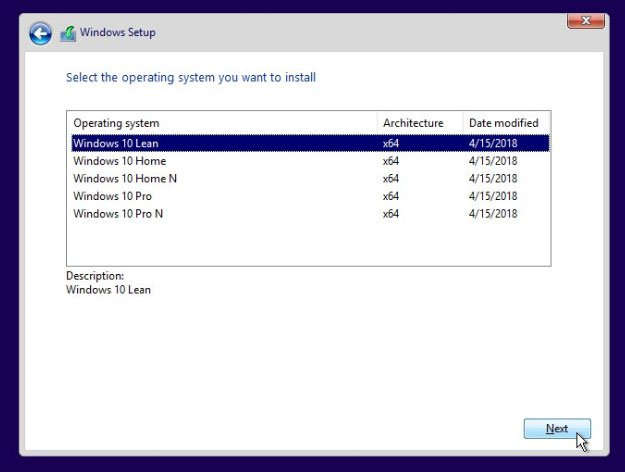 Windows 10 Lean will be a simplified version for better performance