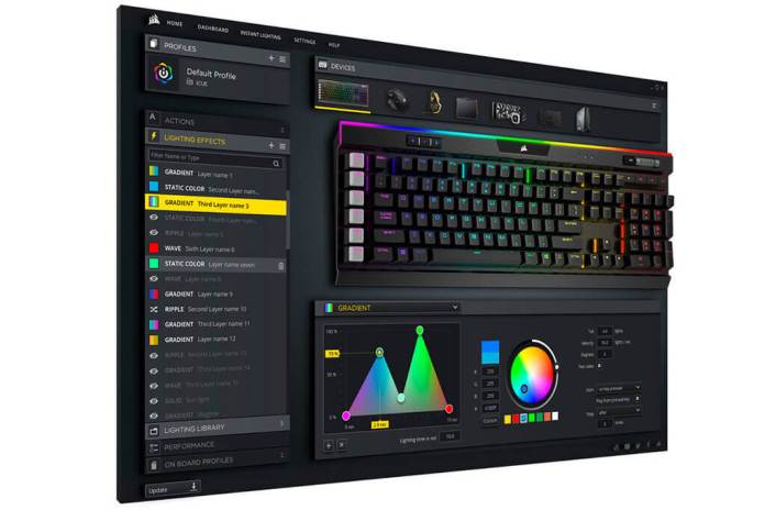 CORSAIR introduces its new iCUE unified software, CORSAIR introduces its new iCUE unified software, Optocrypto