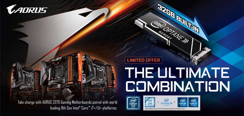 Gigabyte Unveils New Z370 AORUS Boards with 32GB Optane Module, Gigabyte Unveils New Z370 AORUS Boards with 32GB Optane Module, Optocrypto