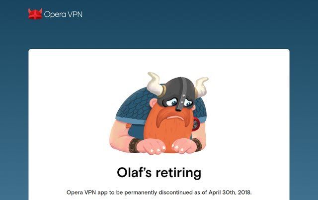 Opera announces withdrawal of Opera VPN, Opera announces withdrawal of Opera VPN, Optocrypto