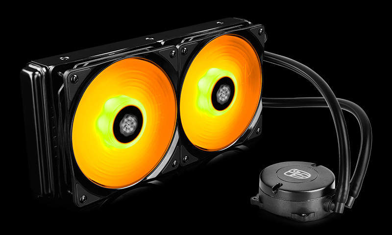 New DeepCool Maelstrom 240 RGB liquid with high light output, New DeepCool Maelstrom 240 RGB liquid with high light output, Optocrypto