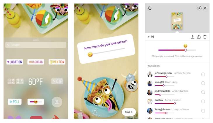 Instagram launches sliding emojis, a new type of interactive stickers, Instagram launches sliding emojis, a new type of interactive stickers, Optocrypto