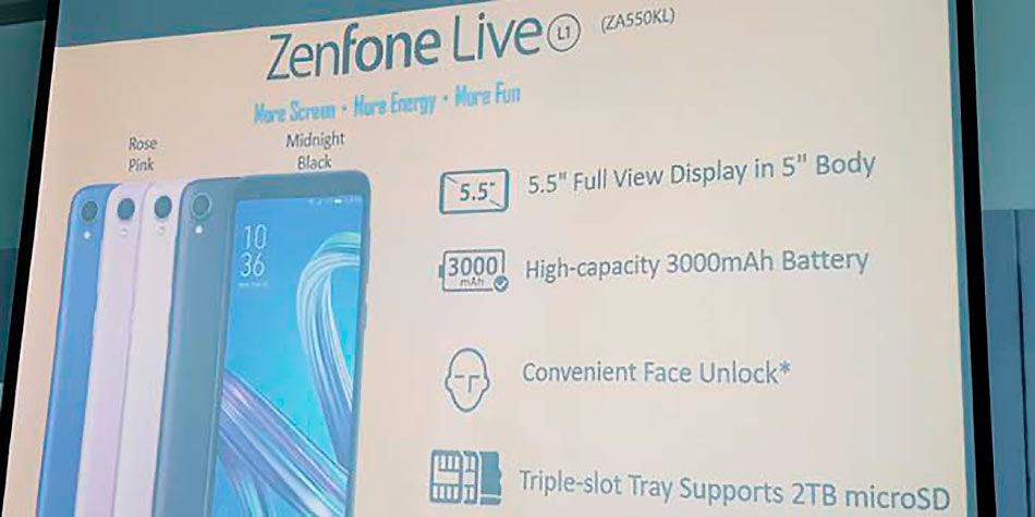 Asus Zenfone Live L1, manufacturer&#8217;s Android Go primer