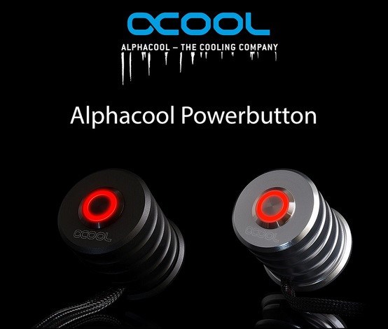 Alphacool introduces the Alphacool power button, Alphacool introduces the Alphacool power button, Optocrypto