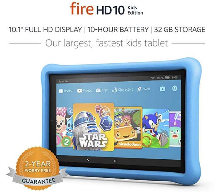 Fire HD 10 Kids Edition tablet: Amazon presents its new tablet of 10″ for the little ones of the house