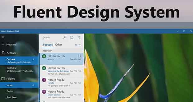 Windows 10, what is the purpose of Fluent Design, a demo, Windows 10, what is the purpose of Fluent Design, a demo, 