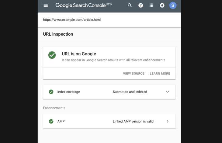 Search Console, New (beta) version of Search Console releases URL inspection tool, Optocrypto