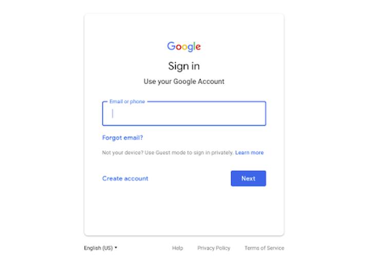 Google will redesign the page for login