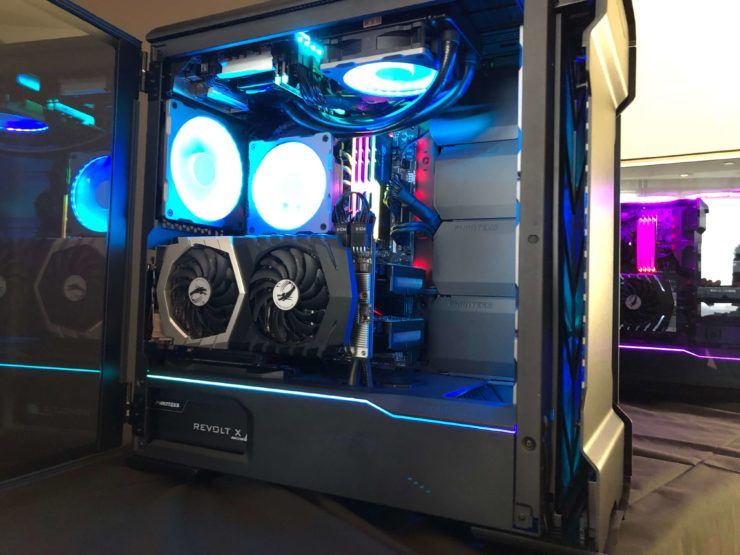 Phanteks introduces the new Evolv X chassis during the Computex, Phanteks introduces the new Evolv X chassis during the Computex, Optocrypto