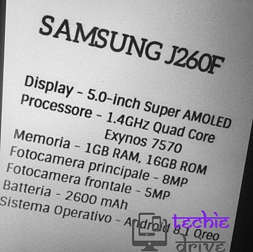 Samsung SM-J260F Specifications: Samsung with Android Go in a new leak, Samsung SM-J260F Specifications: Samsung with Android Go in a new leak, Optocrypto