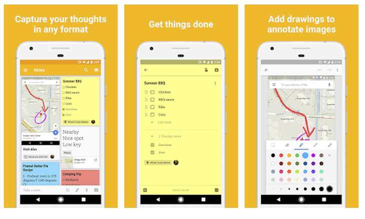 Google Keep, Google Keep for Android, now with grid support, 